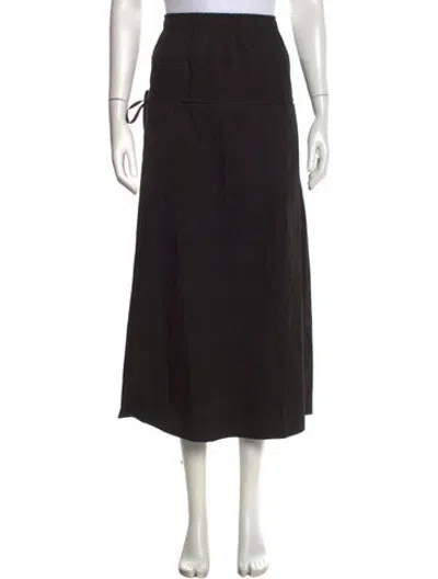 Pre-owned Deiji Studios Long Skirt In Black