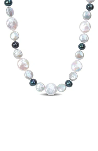 Delmar 13-13.5mm Freshwater Cultured Pearl Necklace In White