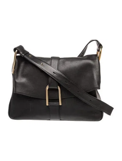 Pre-owned Delvaux Leather Givry In Grey