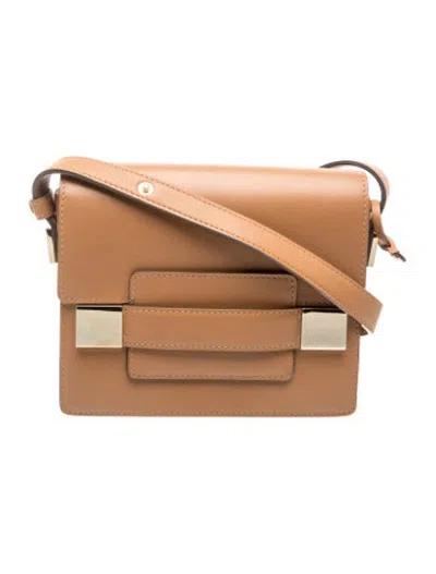 Pre-owned Delvaux Leather Le Madame In Brown