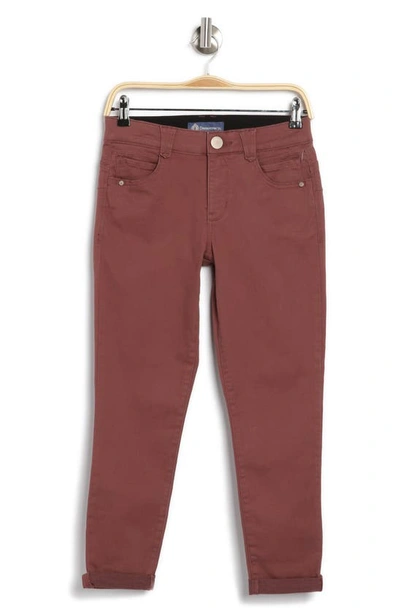 Democracy 'ab'solution Cuffed Skinny Leg Pants In Rotp Rose