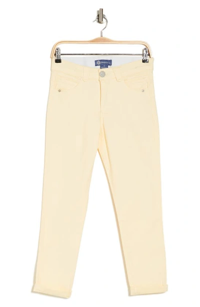 Democracy 'ab'solution Cuffed Skinny Leg Pants In Lelu Lemon