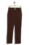 Democracy 'ab'solution Straight Leg Pants In Cold Brew Brown