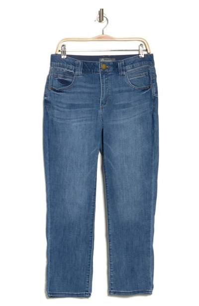 Democracy High Waist Ankle Skinny Jeans In Mid Blue