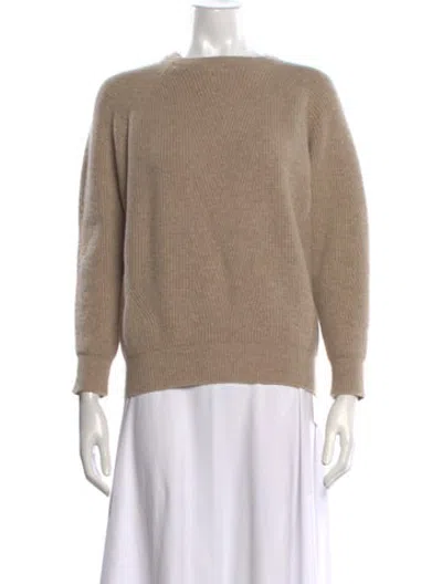 Pre-owned Demylee Wool Crew Neck Sweater In Neutrals