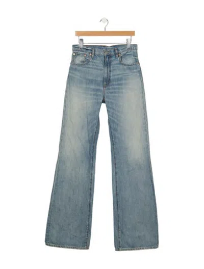 Pre-owned Denimist High-rise Flared Jeans In Blue