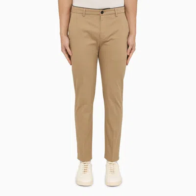 Department Five Regular Beige Cotton Trousers