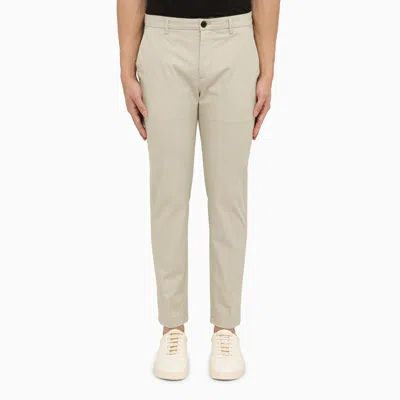 Department Five Regular Stucco-coloured Cotton Trousers In Beige