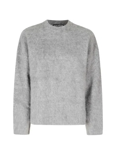Department Five Abel Mohair-blend Sweater In Gray