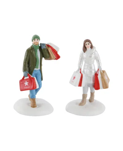Department Five Custom Village Magical Together Figurine, Set Of 2, Macy's Exclusive In Multi