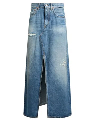 Department Five Department 5 Woman Denim Skirt Blue Size 27 Cotton