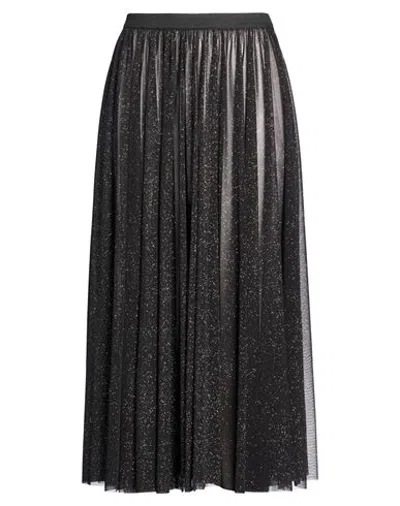 Department Five Department 5 Woman Midi Skirt Black Size 6 Polyester, Elastane
