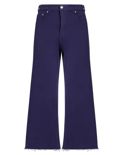 Department Five Department 5 Woman Pants Dark Purple Size 28 Cotton, Elastane