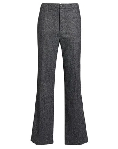 Department Five Department 5 Woman Pants Grey Size 6 Wool, Polyester, Polyacrylic, Silk, Elastane In Gray