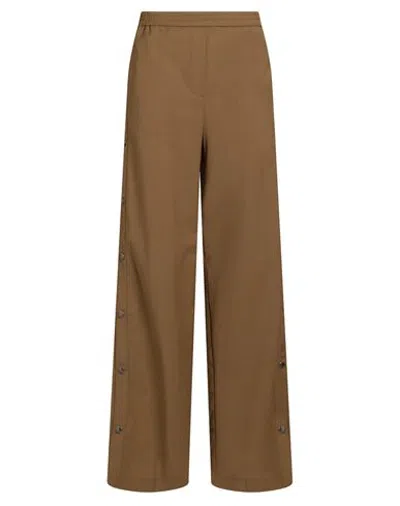 Department Five Department 5 Woman Pants Khaki Size 6 Polyester, Virgin Wool, Elastane In Brown