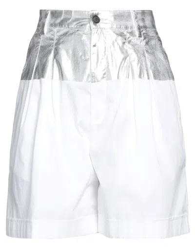Department Five Department 5 Woman Shorts & Bermuda Shorts White Size 27 Cotton