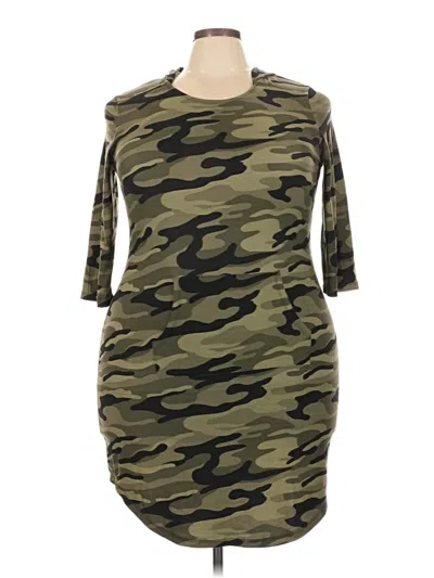 Pre-owned Derek Heart Casual Dress In Green