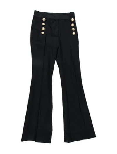 Pre-owned Derek Lam 10 Crosby Flared Pants In Black