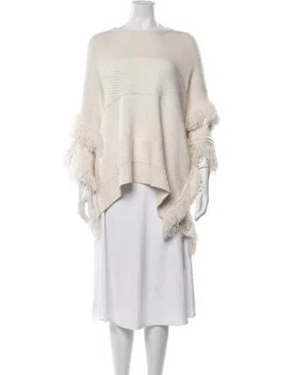 Pre-owned Derek Lam Cashmere Crew Neck Sweater In Neutrals