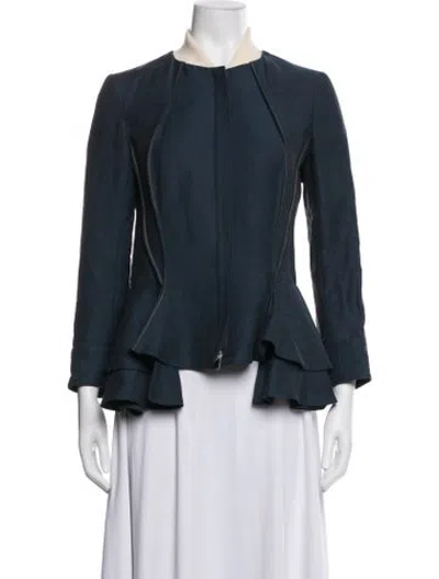 Pre-owned Derek Lam Jacket In Blue