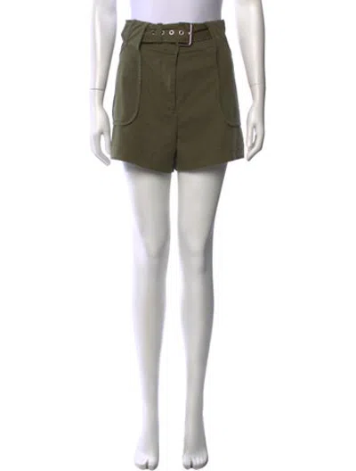 Pre-owned Derek Lam Mini Shorts In Green