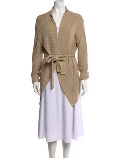 Pre-owned Derek Lam Open Front Sweater In Neutrals