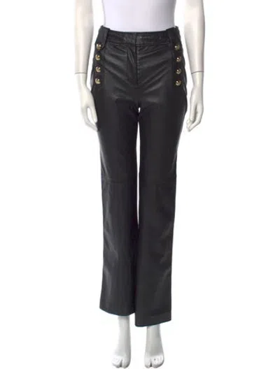 Pre-owned Derek Lam Wide Leg Pants In Black