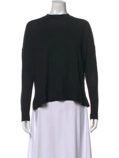 Pre-owned Derek Lam Wool Mock Neck Sweater In Black