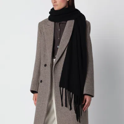 Destin Black Opus Scarf In Wool