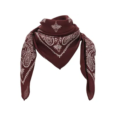 Destin Judy Wool Squared Scarf In Brown