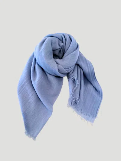 Destin Women's Cassia Quadra Cashmere Scarf In Light Blue