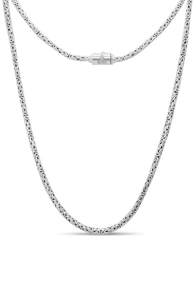 Devata Sterling Silver Borobudur Chain Necklace