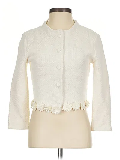 Pre-owned Devon Windsor Cardigan Sweater In Ivory