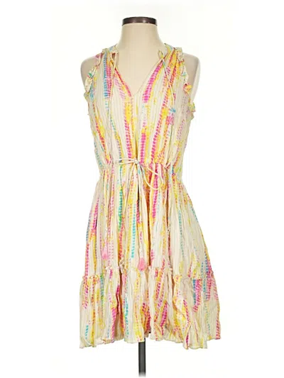 Pre-owned Dex Casual Dress In Yellow