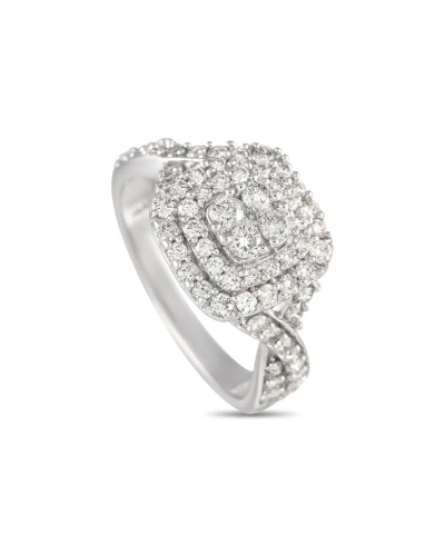 Diamond Select Cuts 14k 1.00 Ct. Tw. Diamond Halo Ring In Neutral