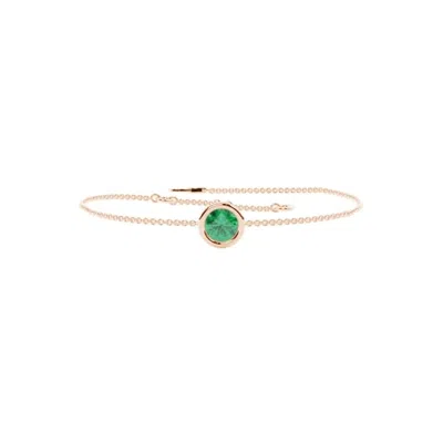 Diamonds Factory Emerald Bracelet In Metallic