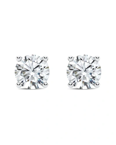 Diana M Lab Grown Diamonds Diana M. Fine Jewelry 14k 1.00 Ct. Tw. Lab Grown Diamond Studs In Metallic