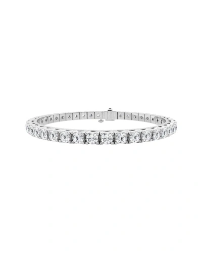 Diana M Lab Grown Diamonds Diana M. Fine Jewelry 14k 8.00 Ct. Tw. Lab Grown Diamond Tennis Bracelet In Metallic