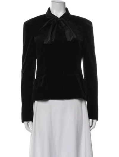 Pre-owned Diane Von Furstenberg Blazer In Black