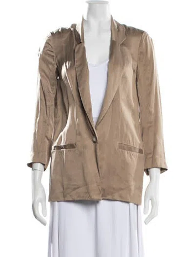 Pre-owned Diane Von Furstenberg Blazer In Neutrals
