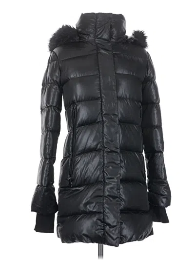 Pre-owned Diane Von Furstenberg Coat In Black