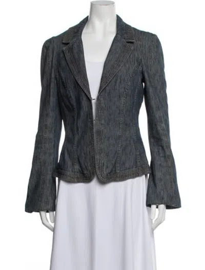Pre-owned Diane Von Furstenberg Denim Jacket In Blue