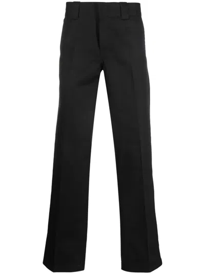 Dickies Construct Straight-leg Chinos In Schwarz