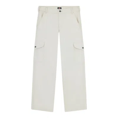 Dickies Women's Trousers  Cargo Duck Canvas - White