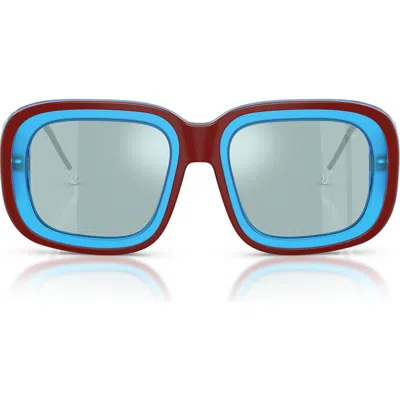 Diesel ® 52mm Square Sunglasses In Blue
