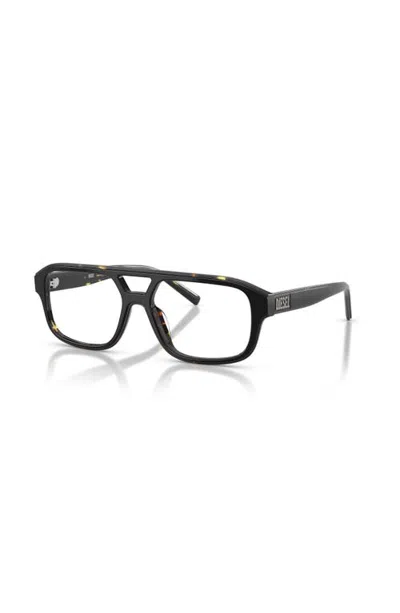 Diesel ® 53mm Pilot Optical Glasses In Black