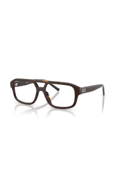 Diesel ® 53mm Pilot Optical Glasses In Brown