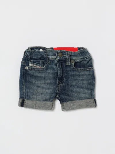 Diesel Babies'  Denim Shorts In Blue