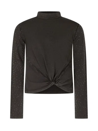 Diesel Kids Kids T-knot Sweater In Black