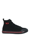 Diesel Man Sneakers Black Size 10 Cotton